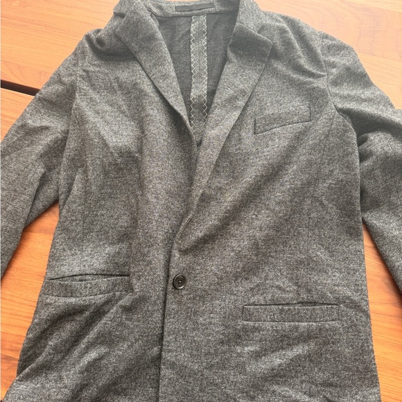 Massimo Dutti Gray Suit Jacket - Picture 1 of 1